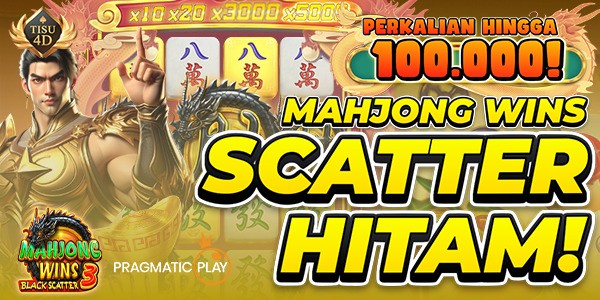 Scatter Hitam Spin Mulai 200 Perak